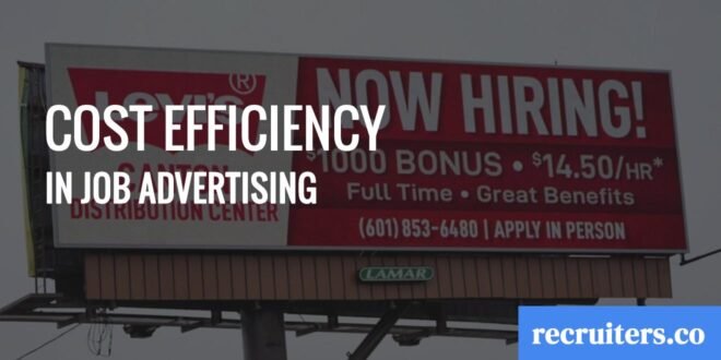Cost Efficiency in Job Advertising